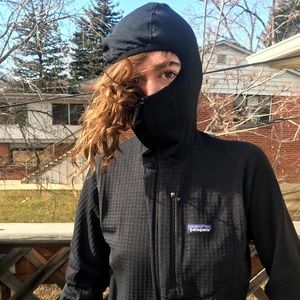 Black Patagonia Waffle 3/4 Zip